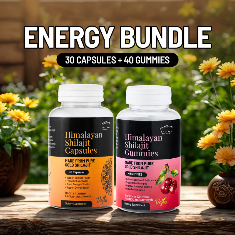 Energy Bundle – 30 Capsules + 40 Gummies